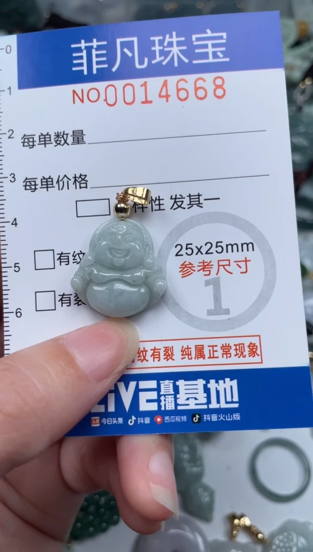 颈饰未镶嵌翡翠14668