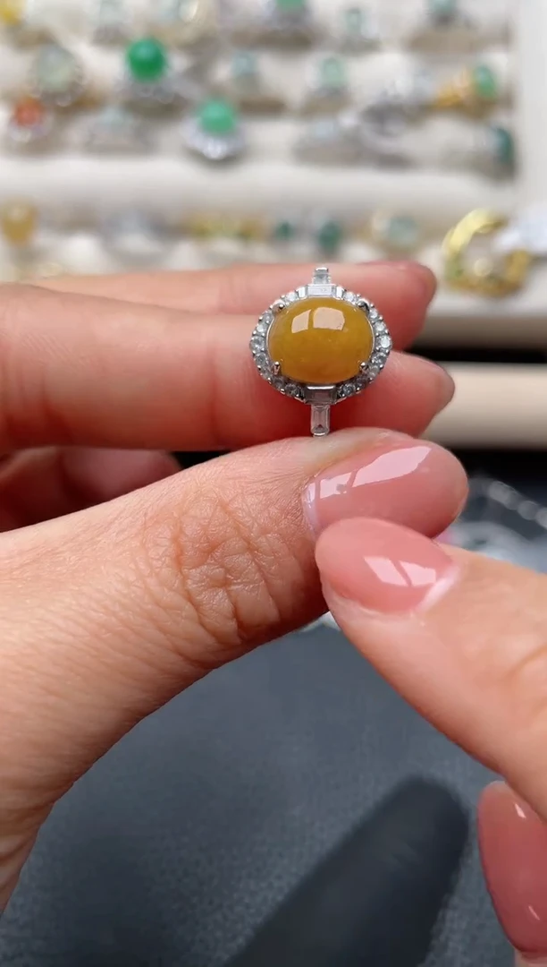 【闪购商品】翡翠戒指银S925镶嵌2222222222  13