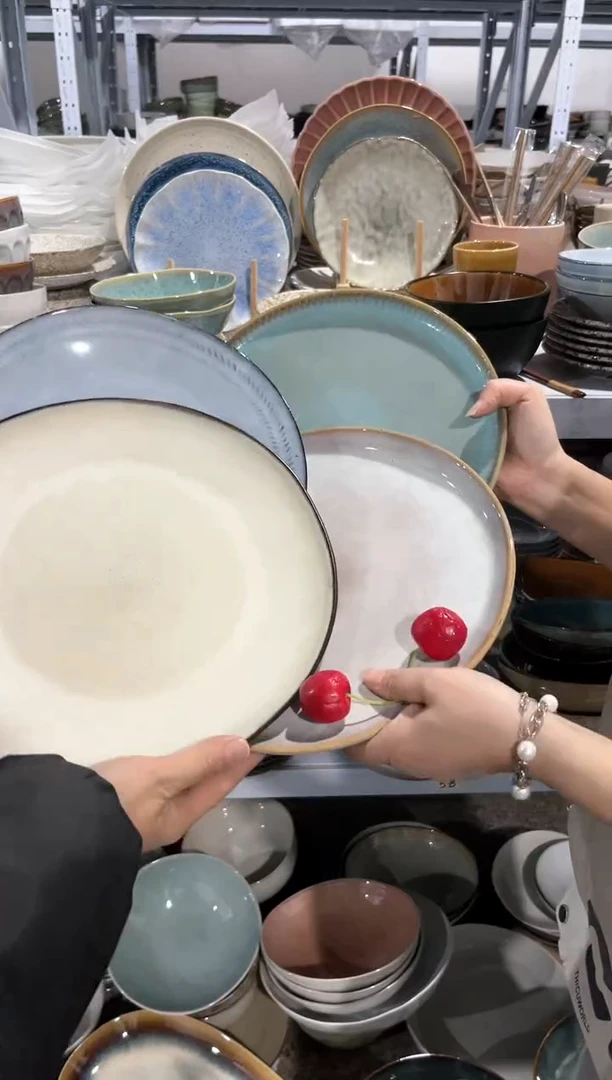 【闪购商品】瓷片外贸尾货瑕疵满20包邮X4 大盘组合