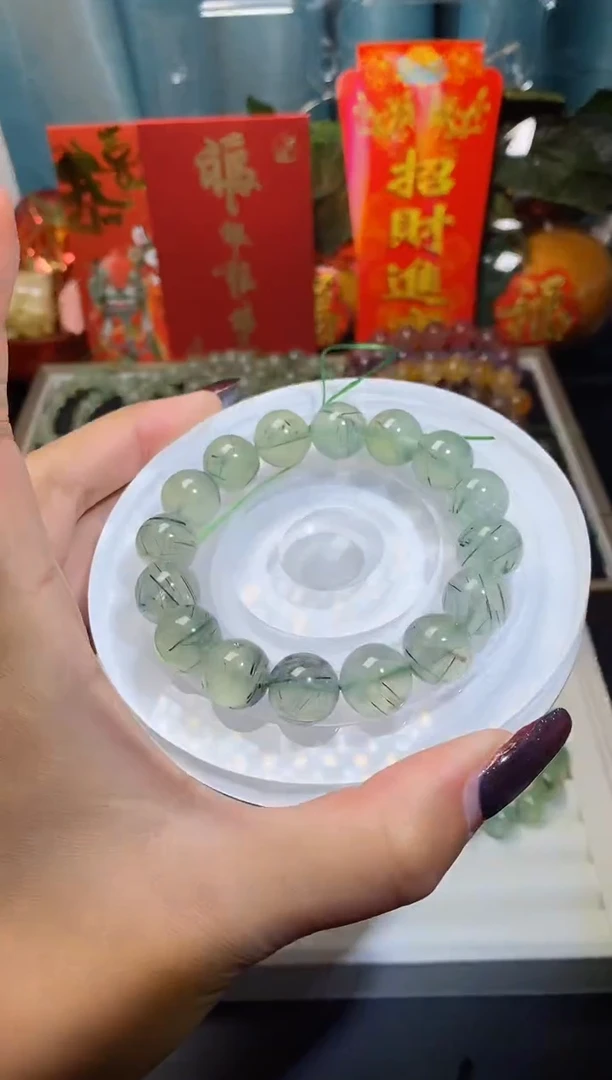 【闪购商品】水晶手串未镶嵌葡萄石006