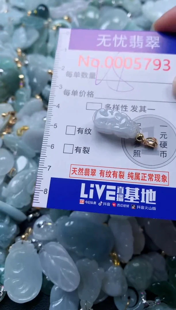 颈饰未镶嵌翡翠5793