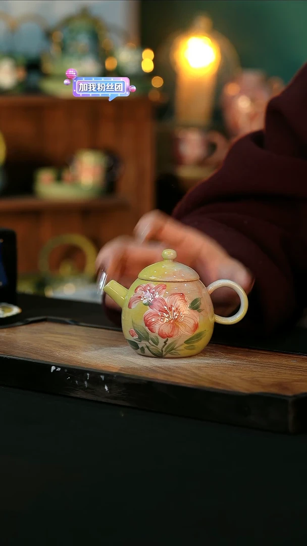 【闪购商品】杯手绘心瓷陶瓷浮力