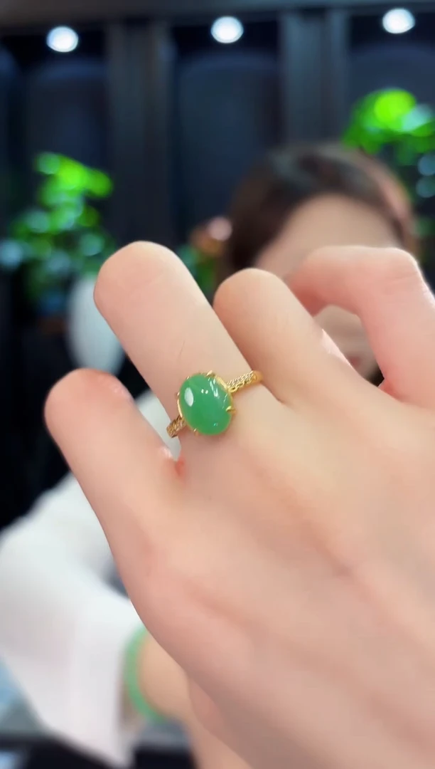 翡翠戒指未镶嵌 缅料A货/支持复检/一件