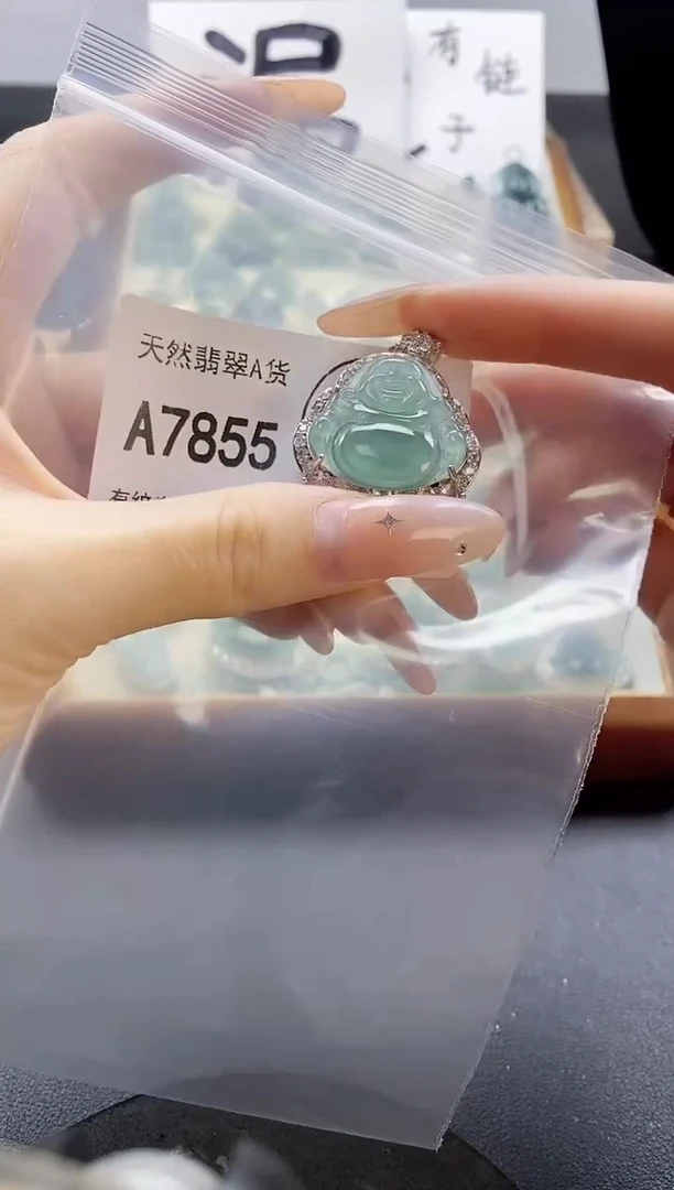 吊坠(赠链)未镶嵌翡翠天然翡翠A货