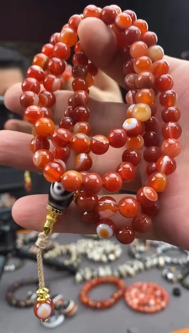 未镶嵌颈饰玛瑙/玉髓-0720 -27 多样性发