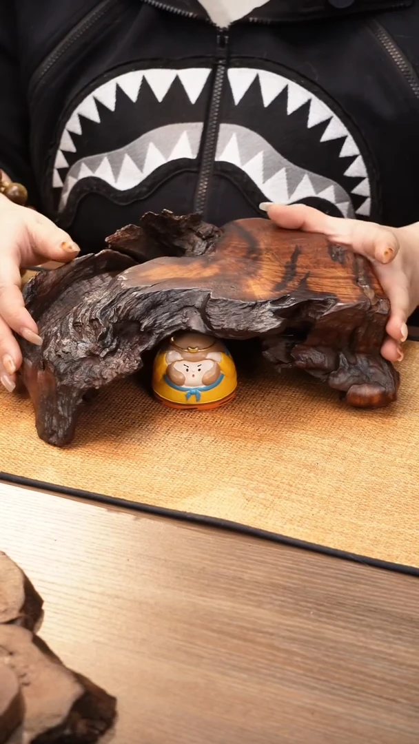 19号云小屋紫柚木摆台