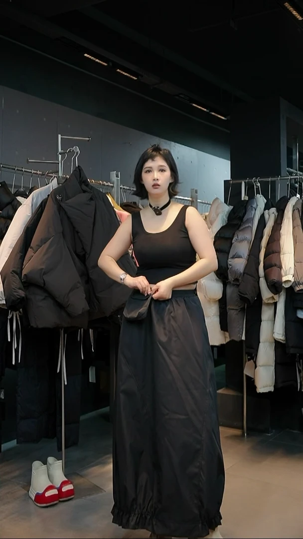 羽绒半裙羽绒半裙