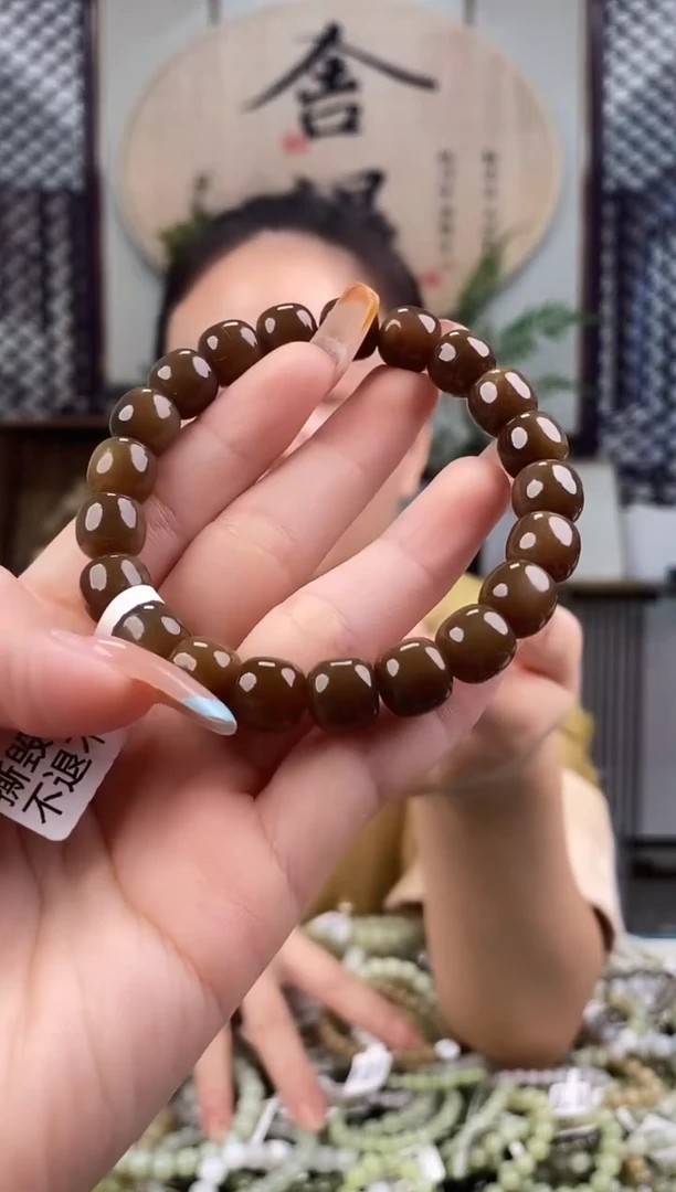 和田玉未镶嵌颈饰拍一发一