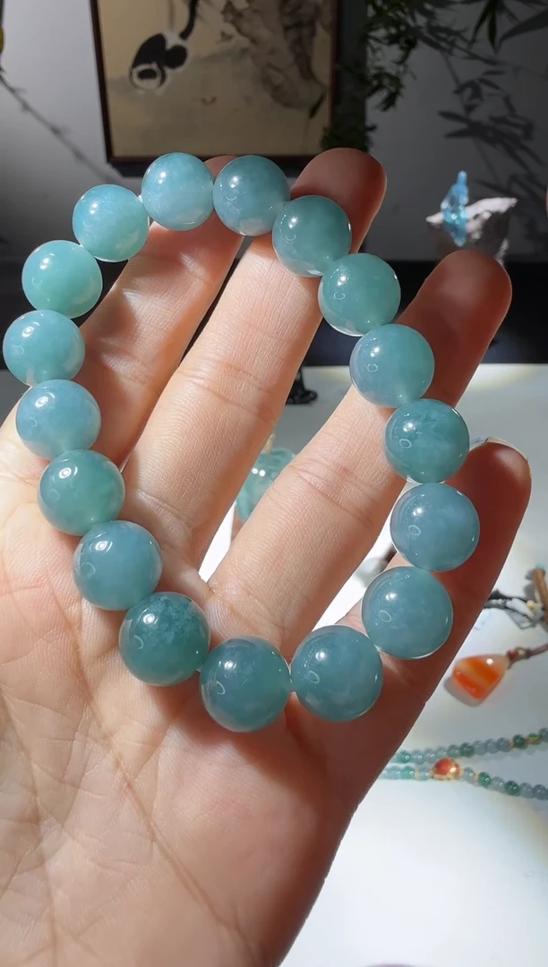 未镶嵌手串翡翠手串-多样性发其一