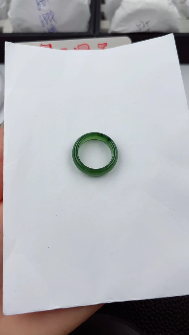 和田玉戒圈未镶嵌333嗨购微色差T1