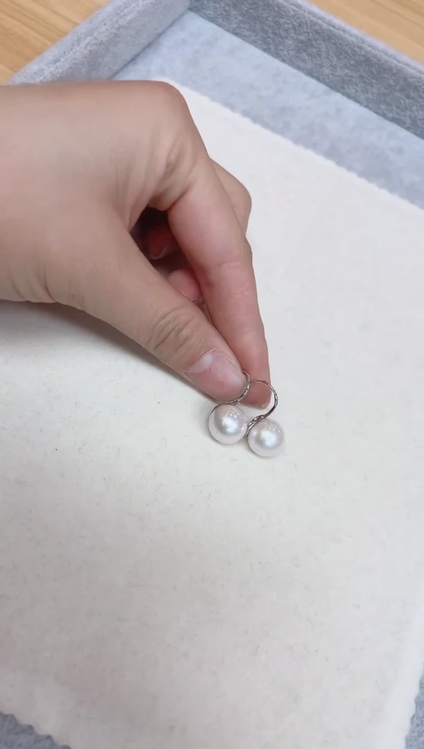 【闪购商品】淡水珍珠耳饰银S925镶嵌ZY3442淡水珍珠耳饰