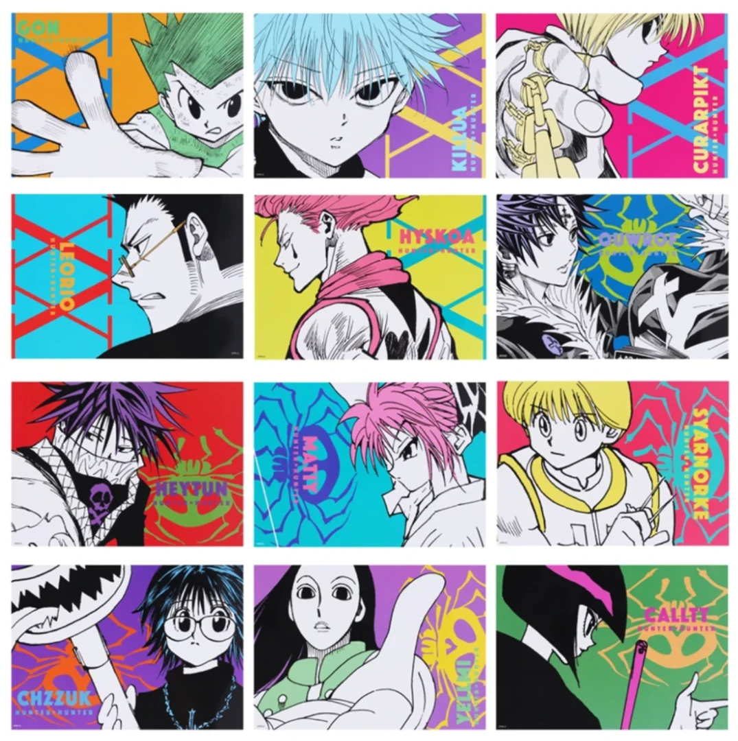 全职猎人 JS限定原画浮雕艺术卡盲盒代拆