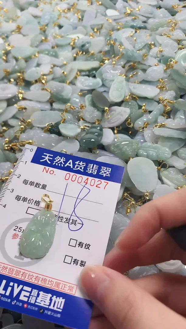 颈饰未镶嵌翡翠天然a货翡翠