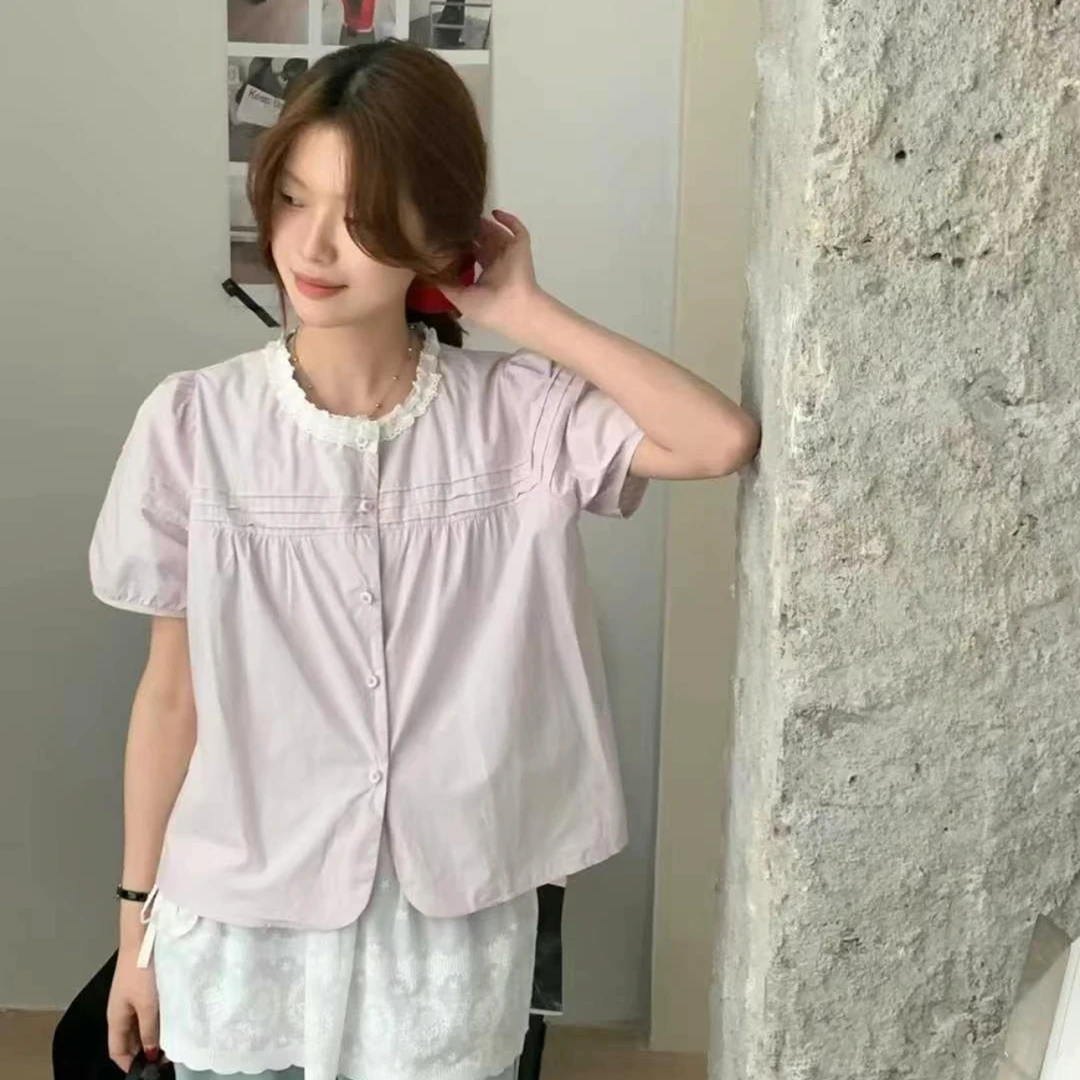 【301-400】现货 w夏季甜美显白显瘦衬衫女集合链接