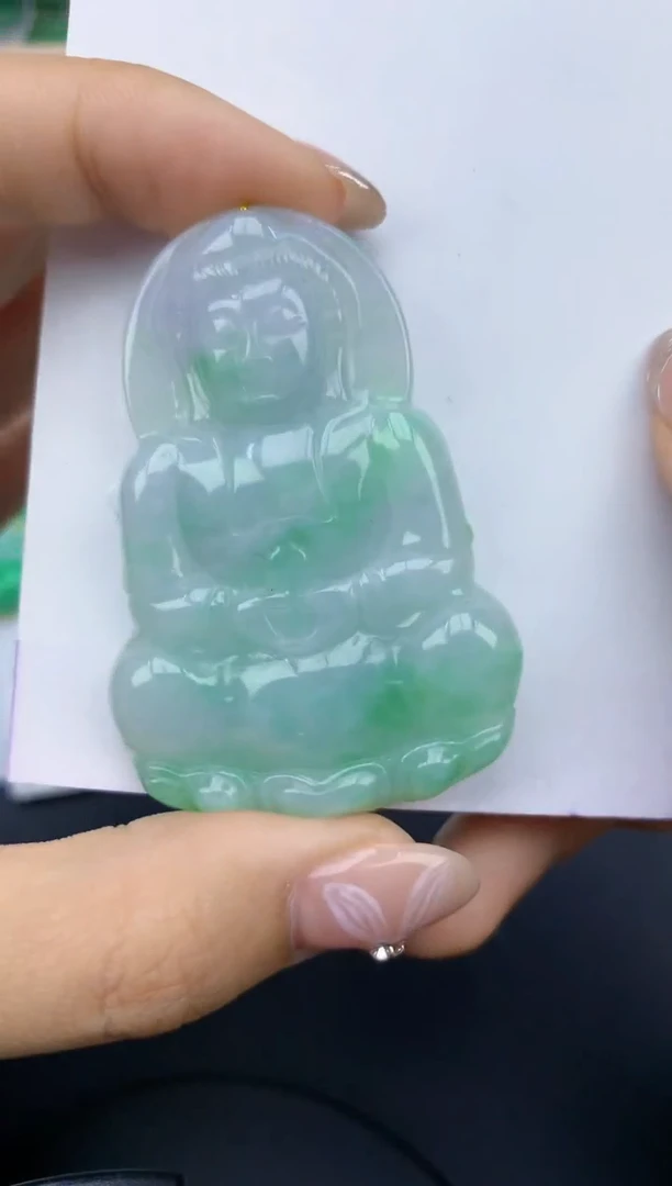 颈饰未镶嵌翡翠天然缅甸a货翡翠百元以上9元证书费自理