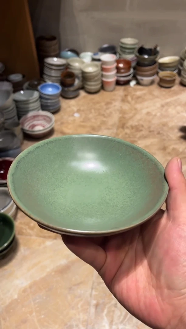 【闪购商品】瓷片368 远山小酒碗1个