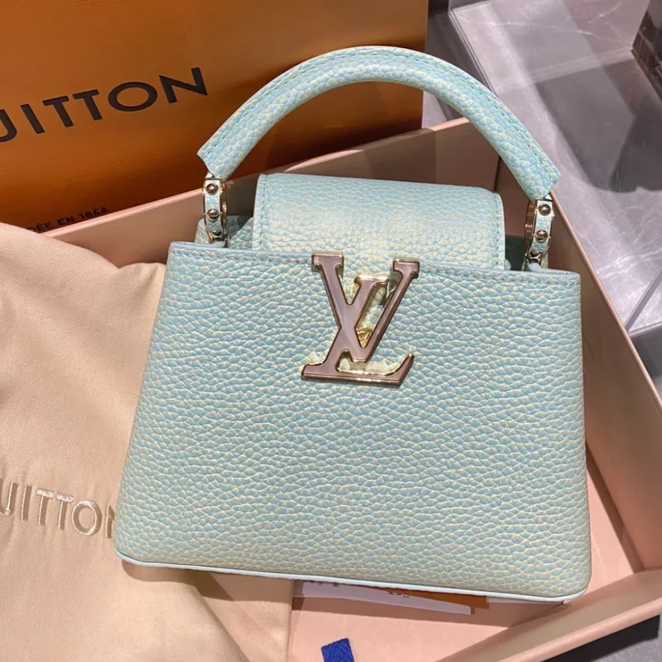 未使用 LouisVuitton/路易威登 JF【小花念念】CAP mini 薄荷绿 包