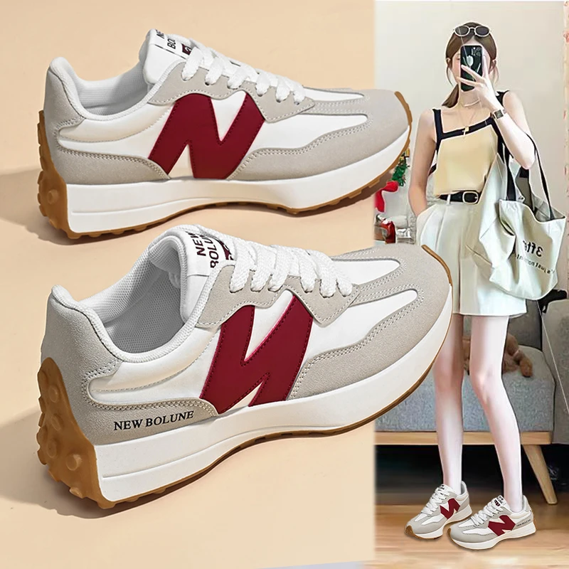 【新百伦正品】N字运动鞋女鞋男鞋小蛮腰情侣款男阿甘鞋老爹鞋春季