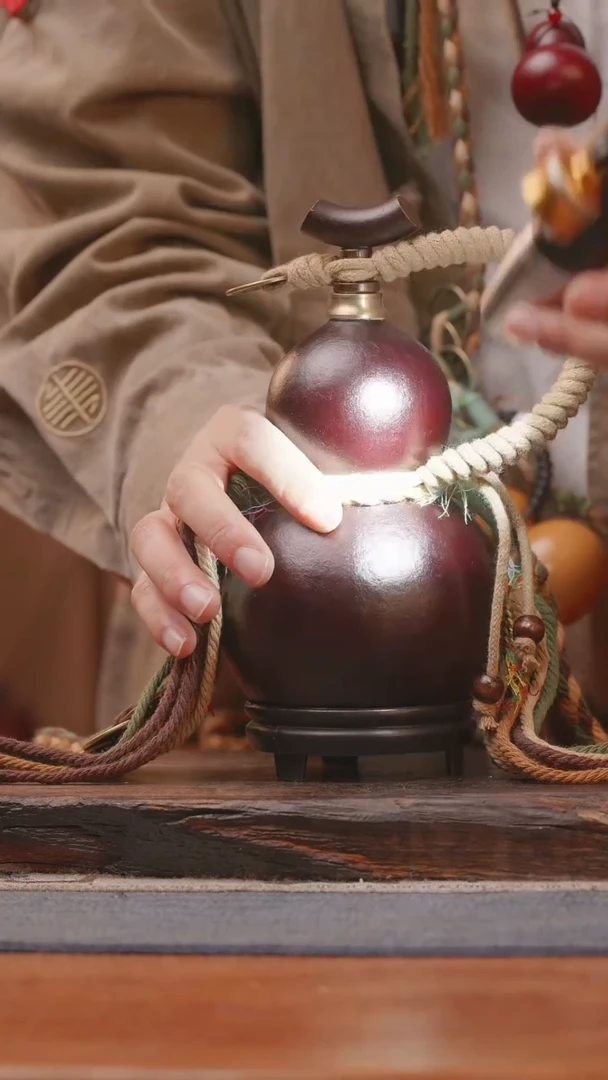 1539号精品大漆葫芦防腐防渗装水茶酒