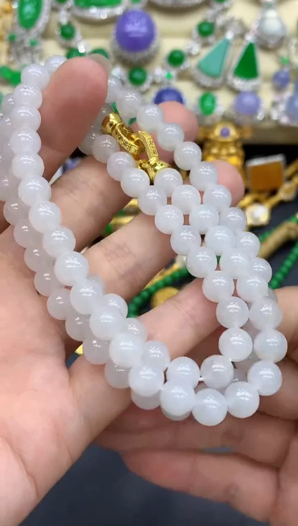 颈饰未镶嵌翡翠328-中国好珍宝