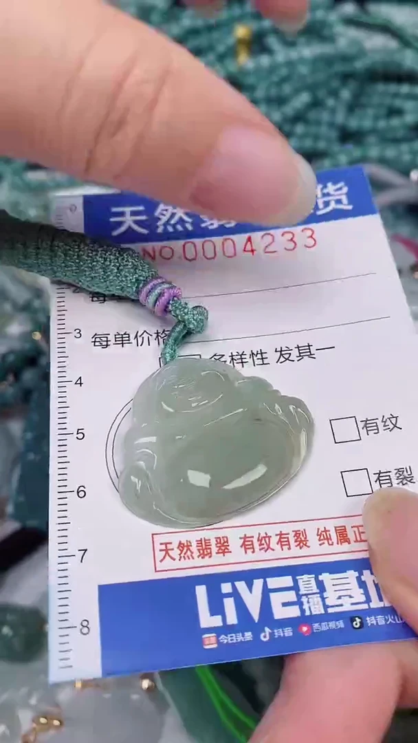 翡翠未镶嵌颈饰00004233