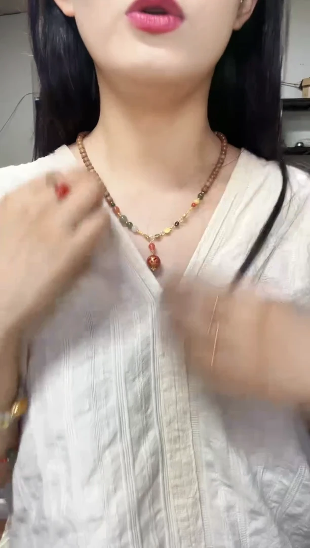 檀香木手串/手链老山D漆珠套链