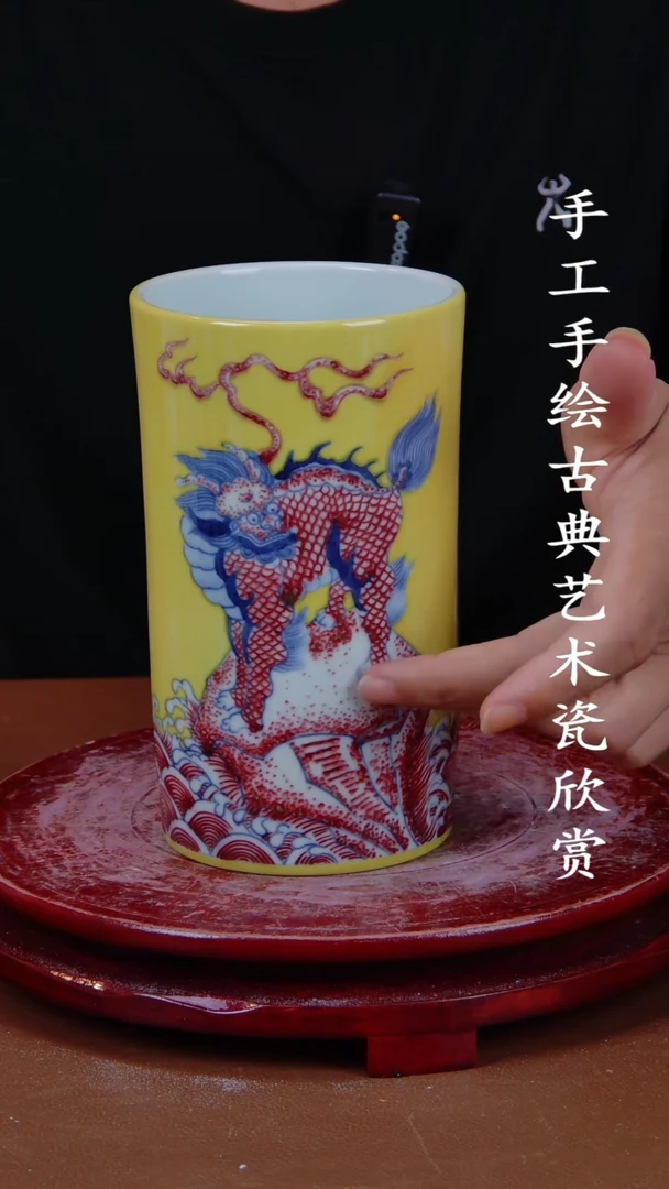 摆件景德镇手工手绘陶瓷摆件89