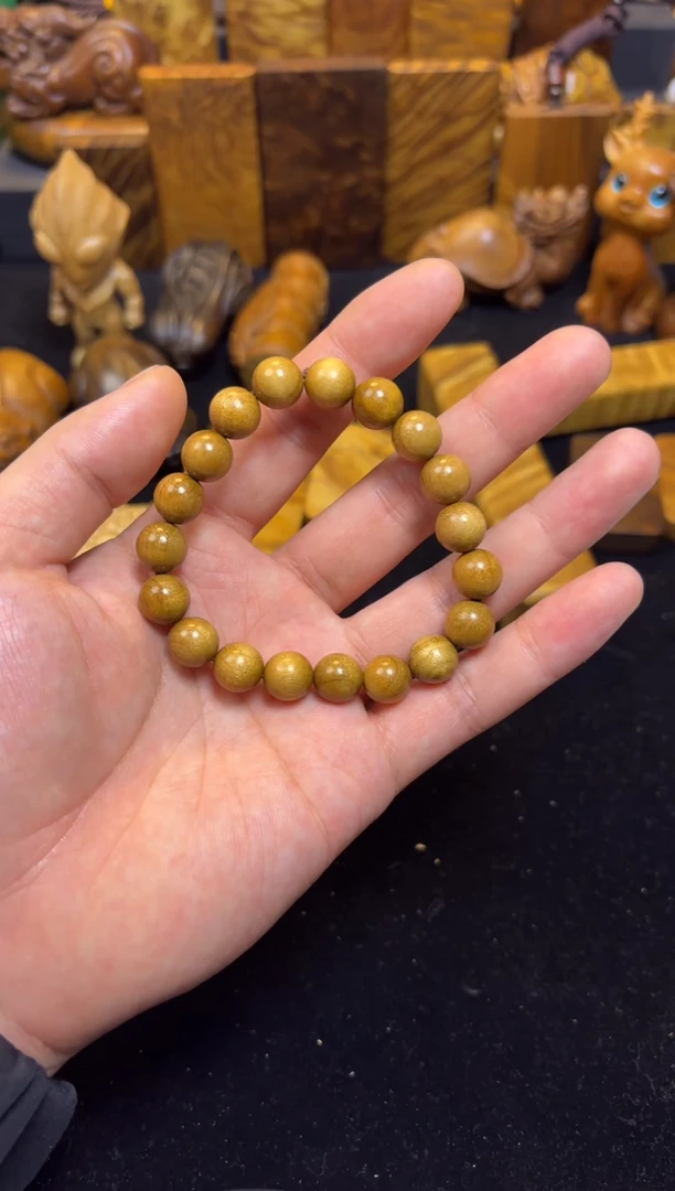 【闪购商品】楠木（金丝楠）其他1.0黄手串61