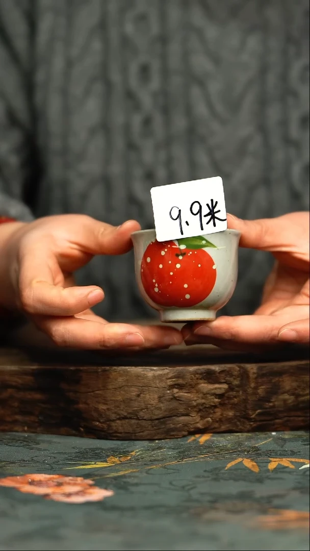 【闪购商品】杯釉下彩手工手绘同款陶器