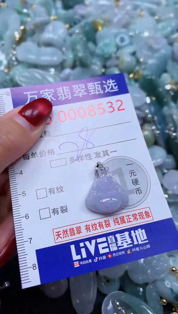 颈饰未镶嵌翡翠8532