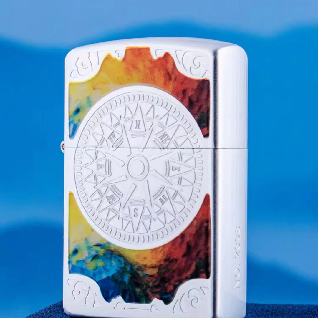 佐罗二代煤油打火机夜光罗盘男士礼品送礼防风打火机