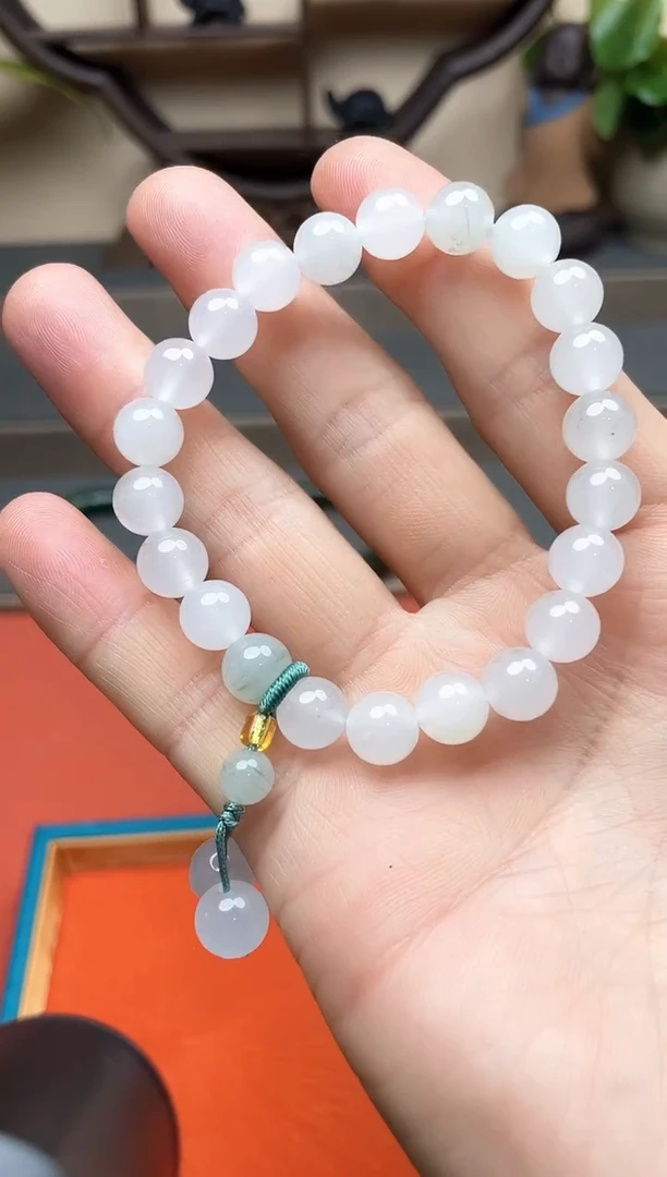 颈饰合金石英质玉手链