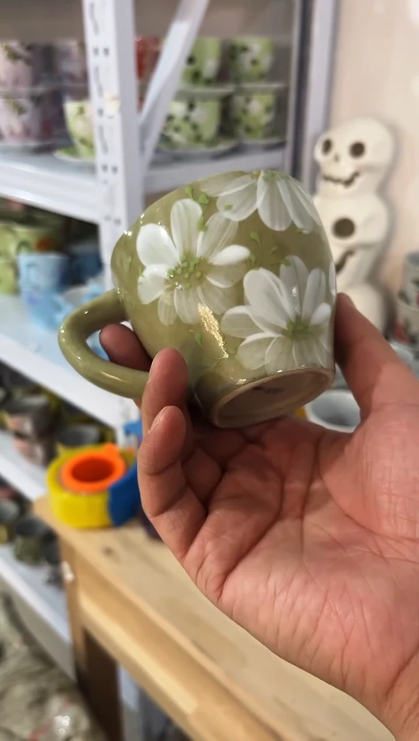 微瑕手绘景德镇餐饮具玲珑