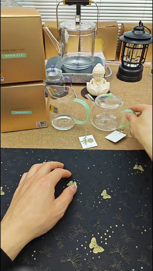 【闪购商品】禾器澄然茶海加青云壶浅玉色金标