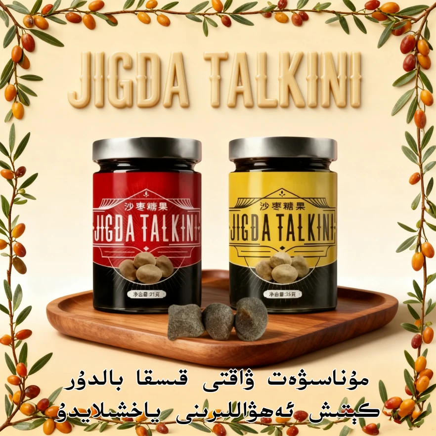 [J]jigda kamputi沙枣压片糖果男女通用arayllar ortak3-5tallik1