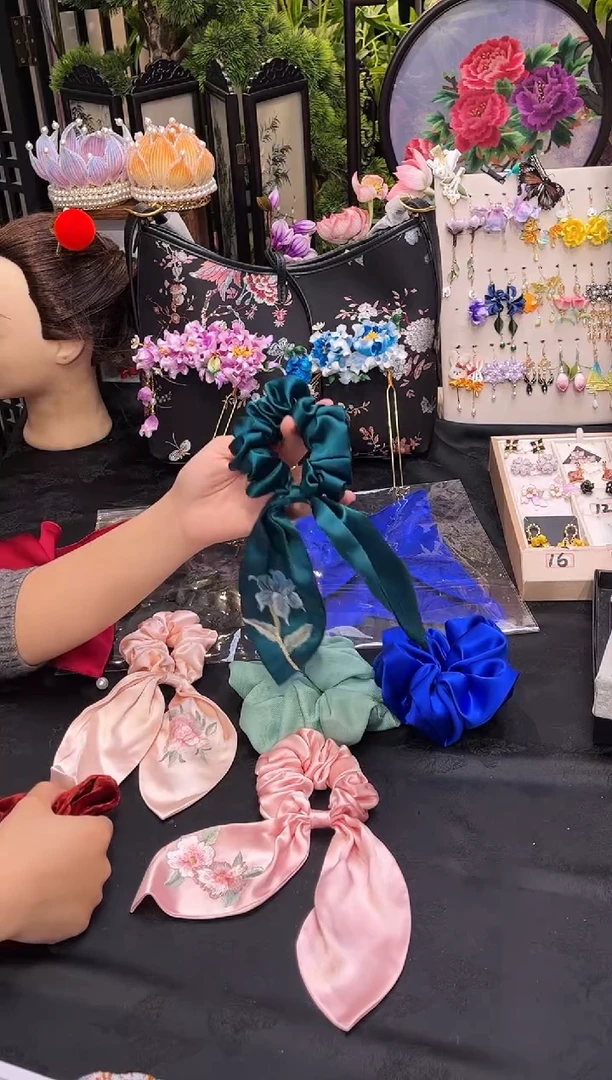 织绣布*丁非遗手工苏绣饰品