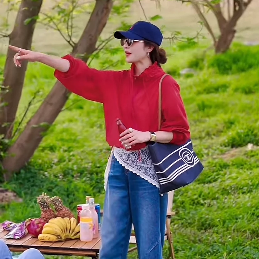 小个子立领薄款冲锋衣短外套女2025春夏新款设计感休闲洋气防晒衣