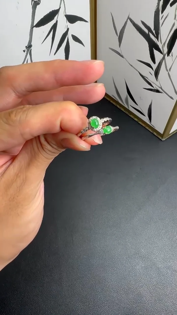 翡翠戒指未镶嵌DSD0721007多样性发一