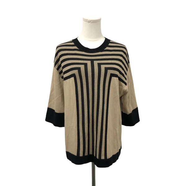 妃鱼/爱马仕/桑蚕丝/针织衫/95新/马零二一五