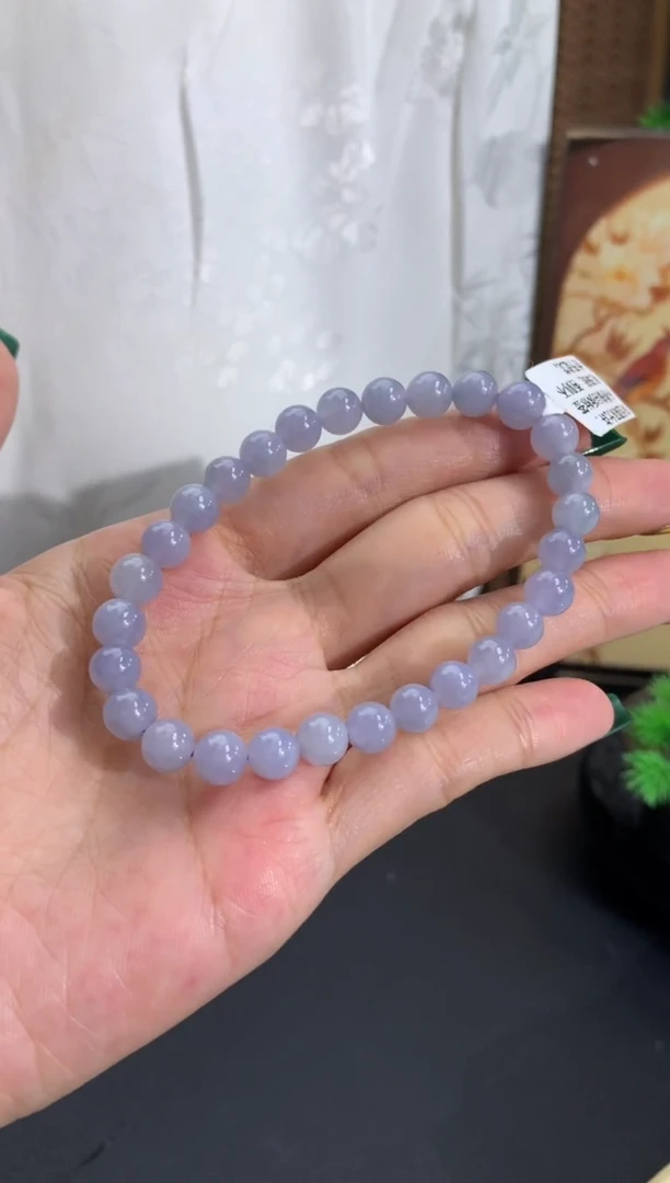 未镶嵌手串翡翠卡6.5-7mm