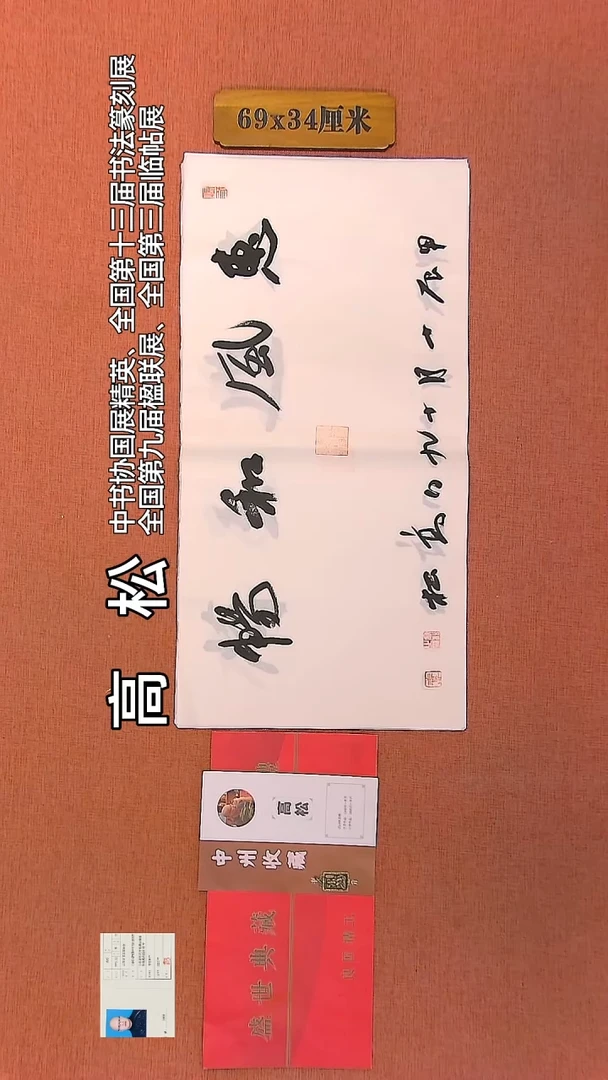 【闪购商品】书法96         高松老师作品