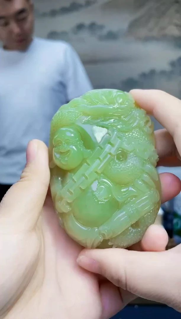 和田玉未镶嵌颈饰1