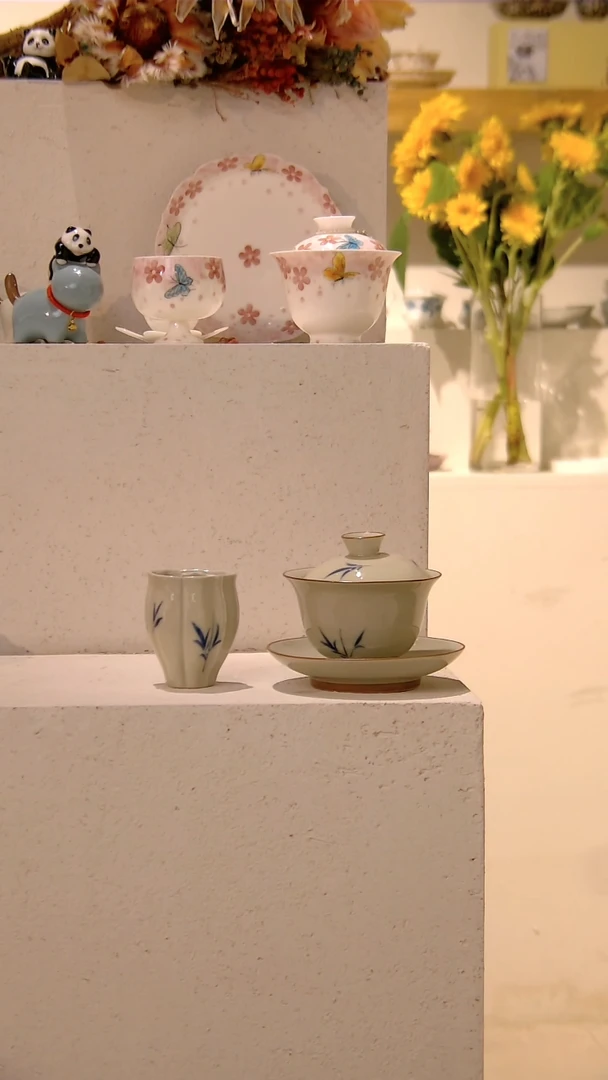 盖碗+茶杯 哈哈哈啊哈哈