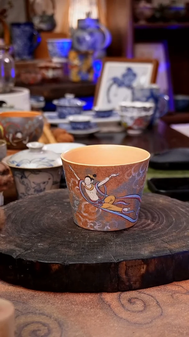杯子飞天手工手绘手工手绘