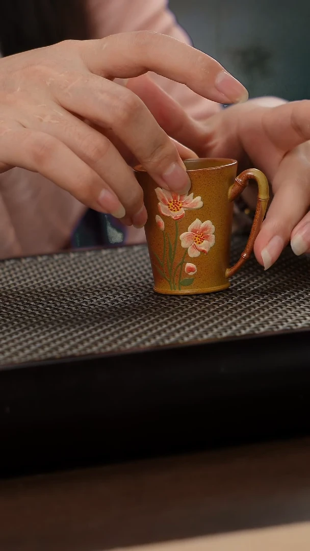 茶杯紫砂原矿紫砂主人杯