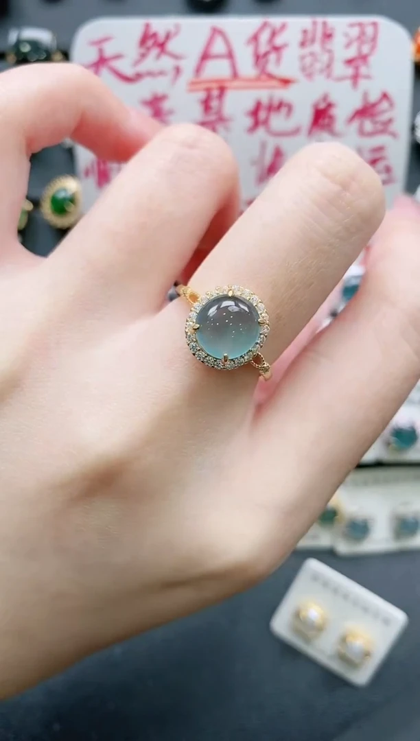 【闪购商品】翡翠戒指银S925镶嵌11111111