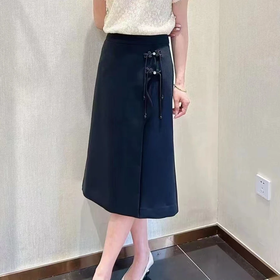 Ditto/迪图复古半身裙气质百搭781