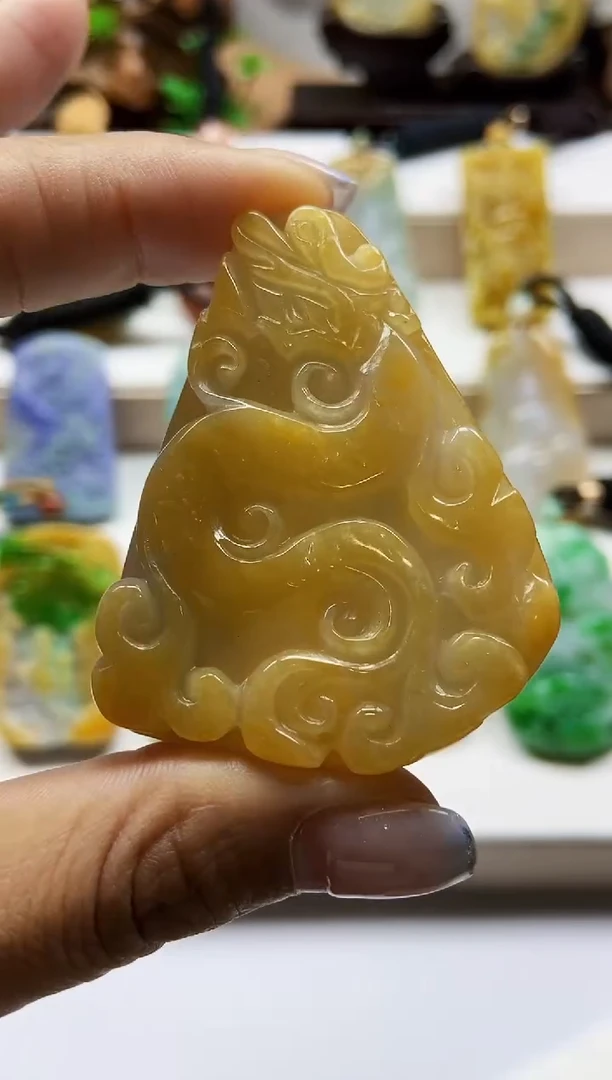 颈饰未镶嵌翡翠翡翠A货
