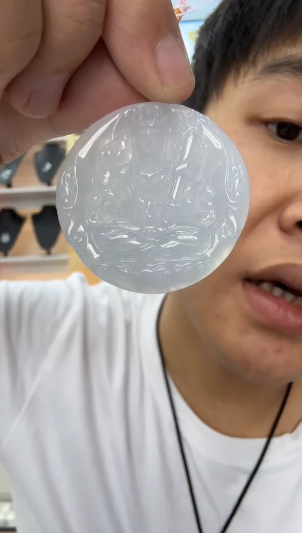 【闪购商品】翡翠颈饰未镶嵌天然翡翠A货孤品一件