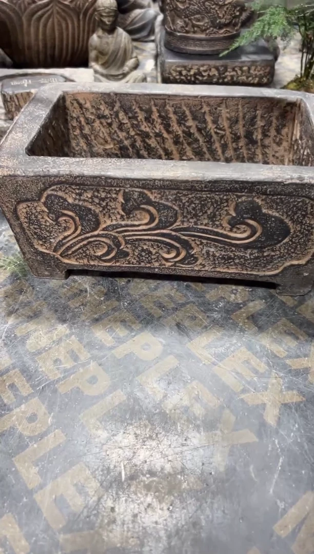 陶土【火山泥】石槽盆